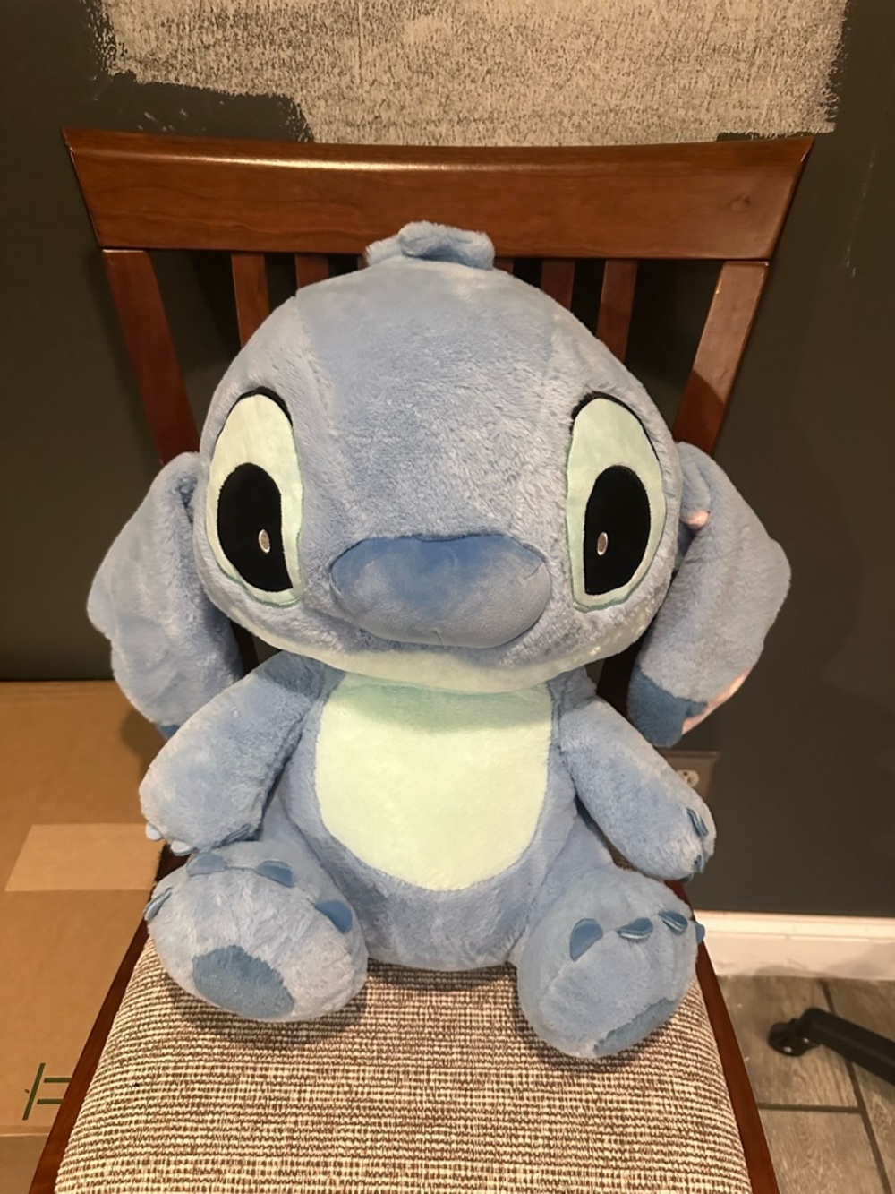 Blue Plush Stitch-Style Stuffed Animal - Soft Kids Toy